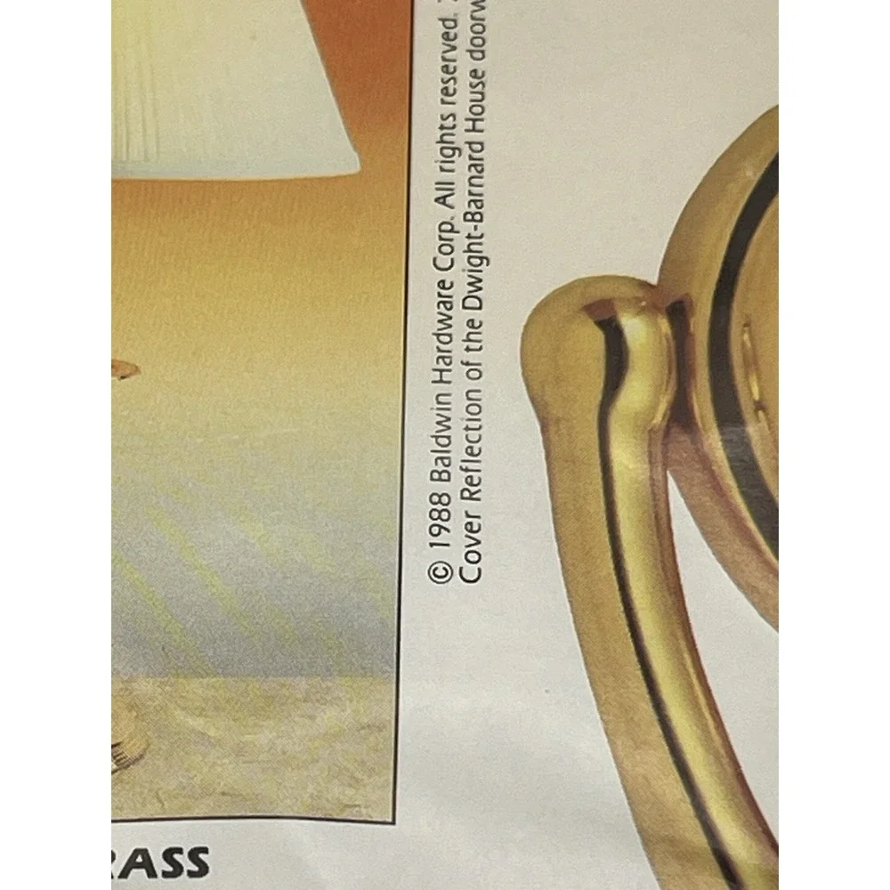 Brass Candlestick Baldwin Classics USA Round Base Solid VTG ‎ 1988 No. 7200